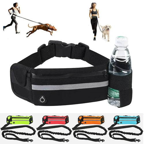 Hands-Free Dog Running Waist Leash