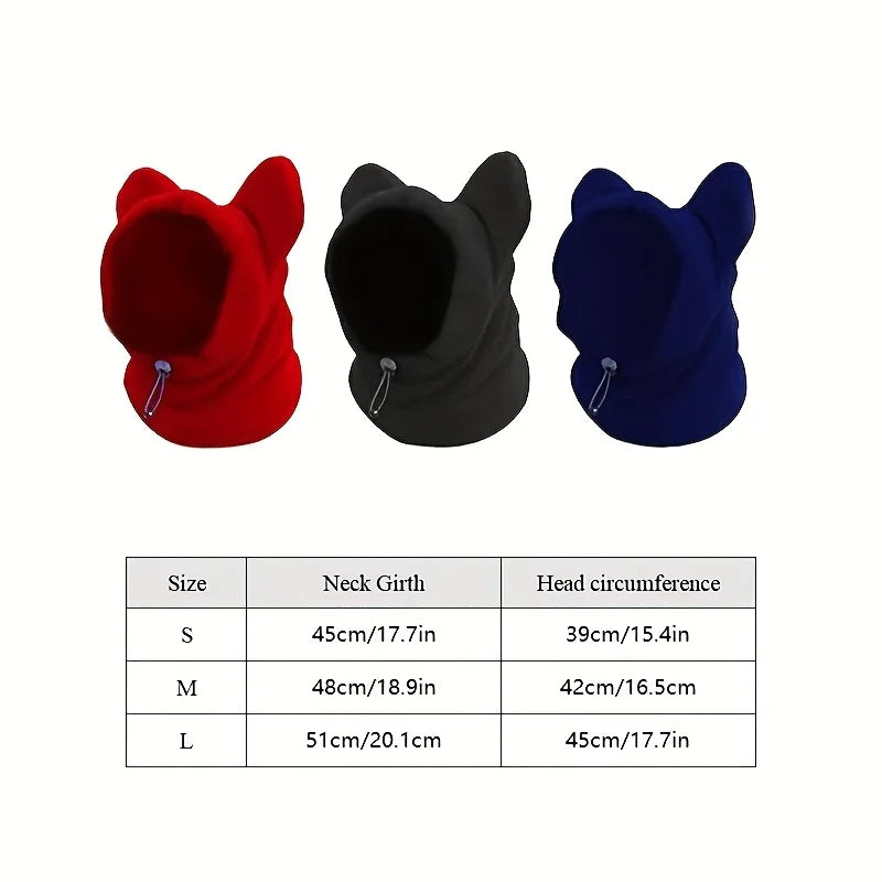 Winter Warm Pet Hat – Windproof Neck & Ear Protector ❄️