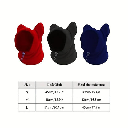 Winter Warm Pet Hat – Windproof Neck & Ear Protector ❄️