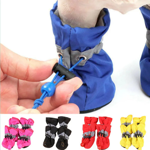 Waterproof Pet Dog Shoes 🐾🌧️