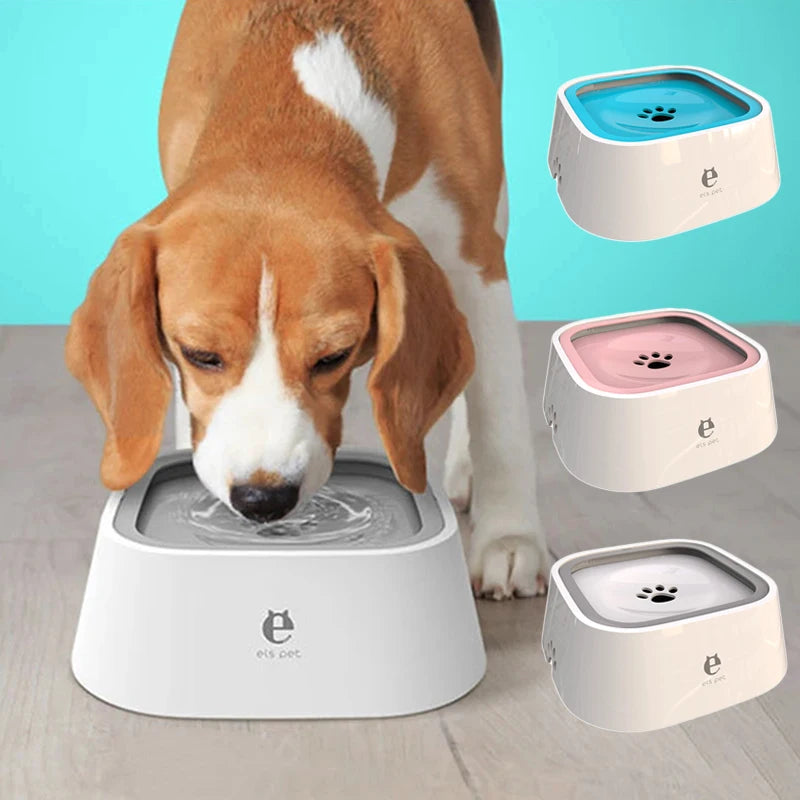 Large No-Spill Floating Pet Water Bowl