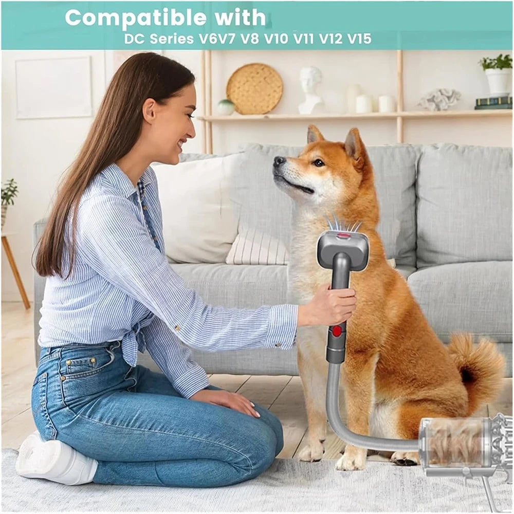 Pet Grooming Kit for Dyson – Complete Vacuum Brush Set
