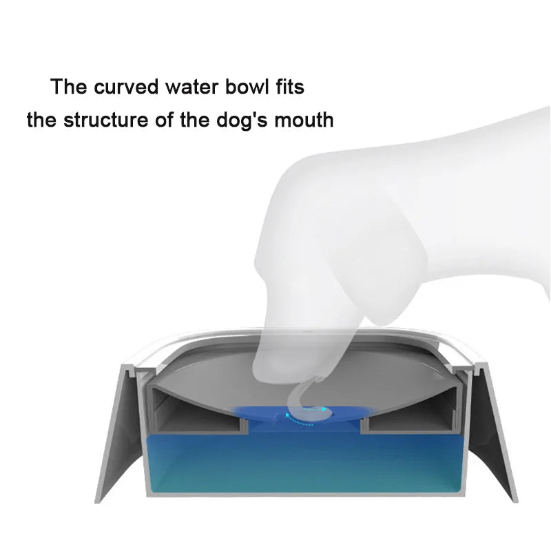 Large No-Spill Floating Pet Water Bowl