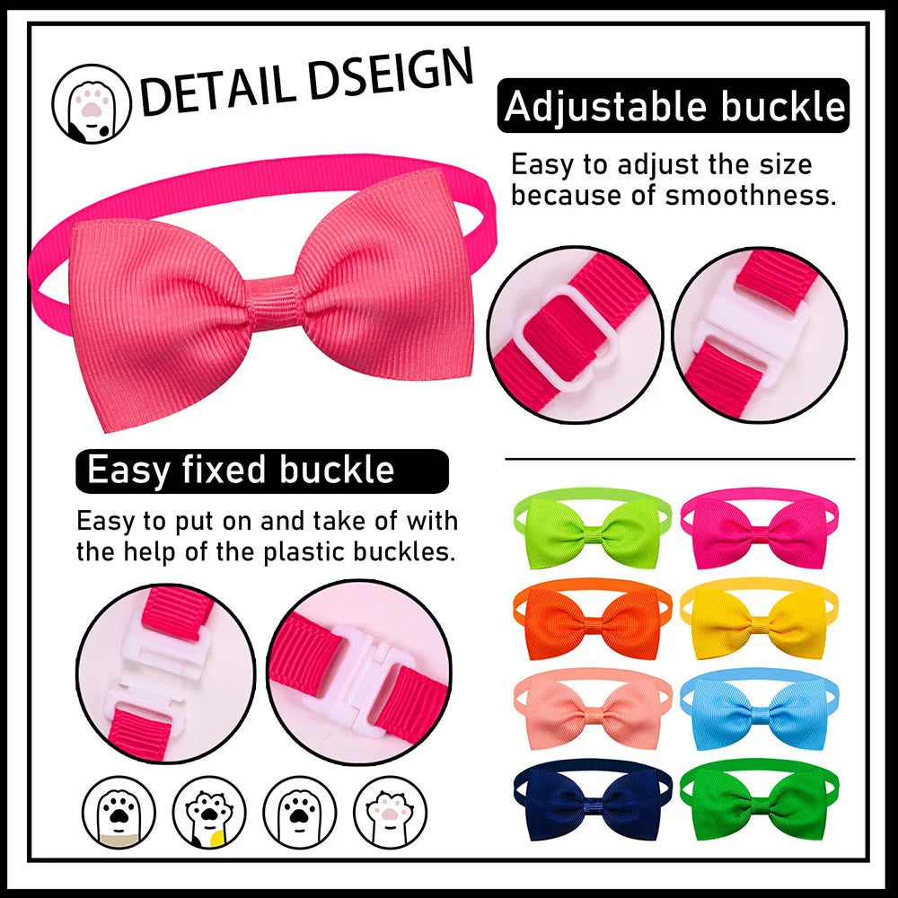 Adorable Adjustable Pet Bowtie Set 🎀