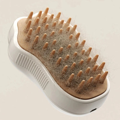 SteamyPet 3-in-1 Steam Grooming Brush