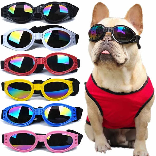 Stylish Foldable Pet Sunglasses – UV Protection Goggles 😎