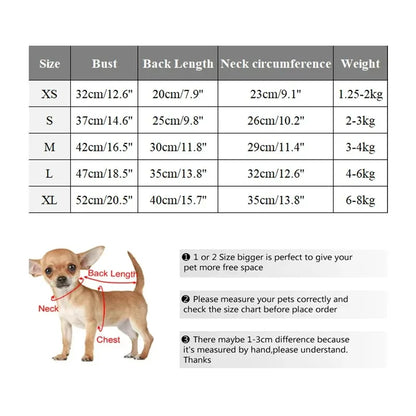 Reflective Winter Dog Coat