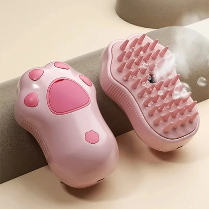SteamyPet 3-in-1 Steam Grooming Brush